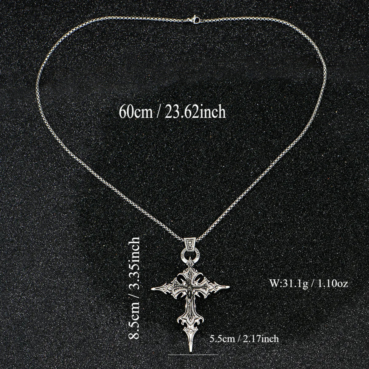 Cryptic Cross Pendant