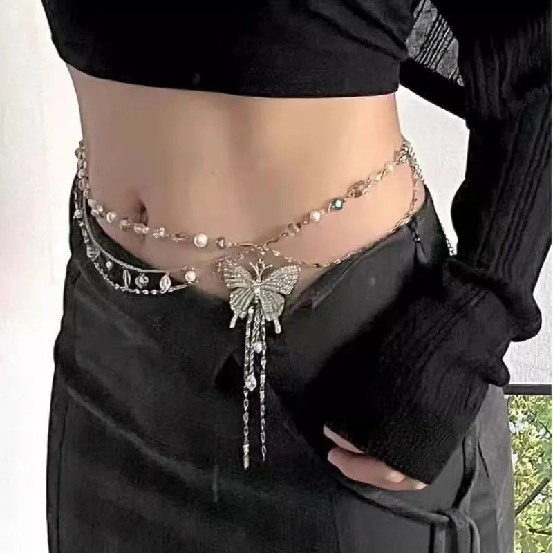 Butterfly Charm Waist Chain