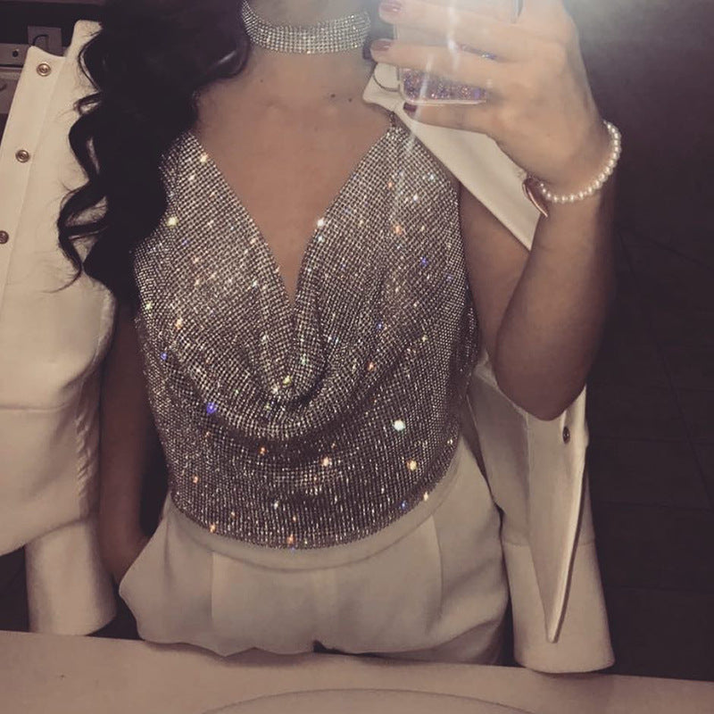 Women’s Vacation Sequin Tank Top