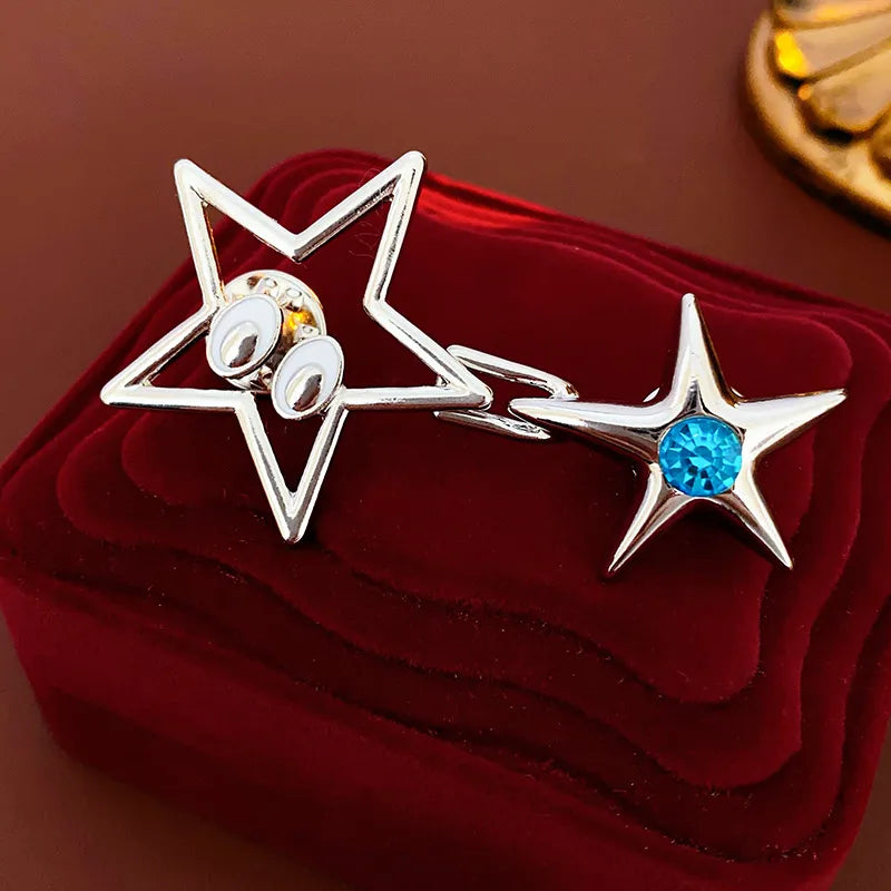 Blue Star Waist Pin (Code-ZX#719)