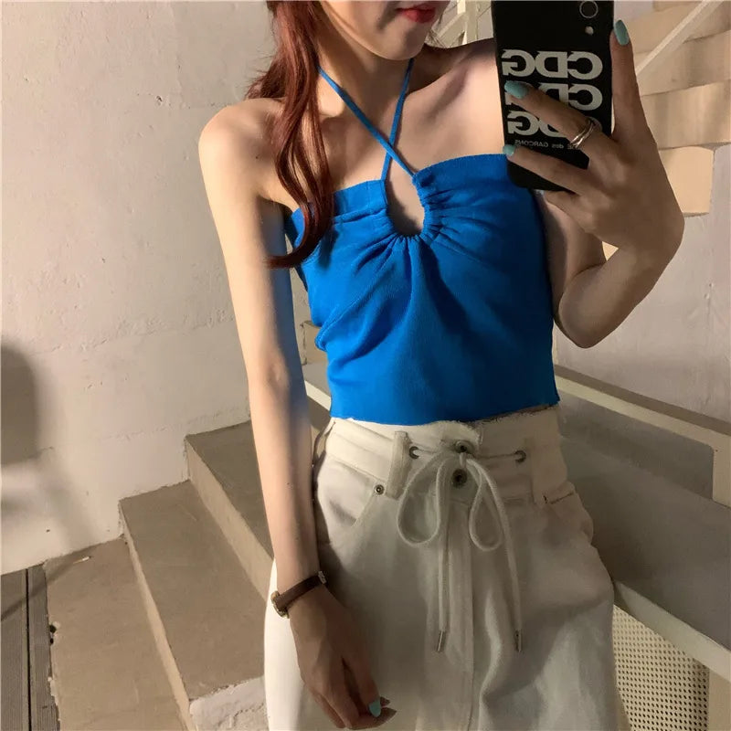 Women's Casual Simple Style Streetwear Solid Color Tank Tops