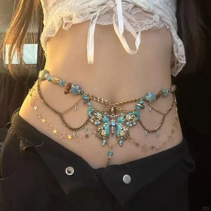 Butterfly Charm Waist Chain