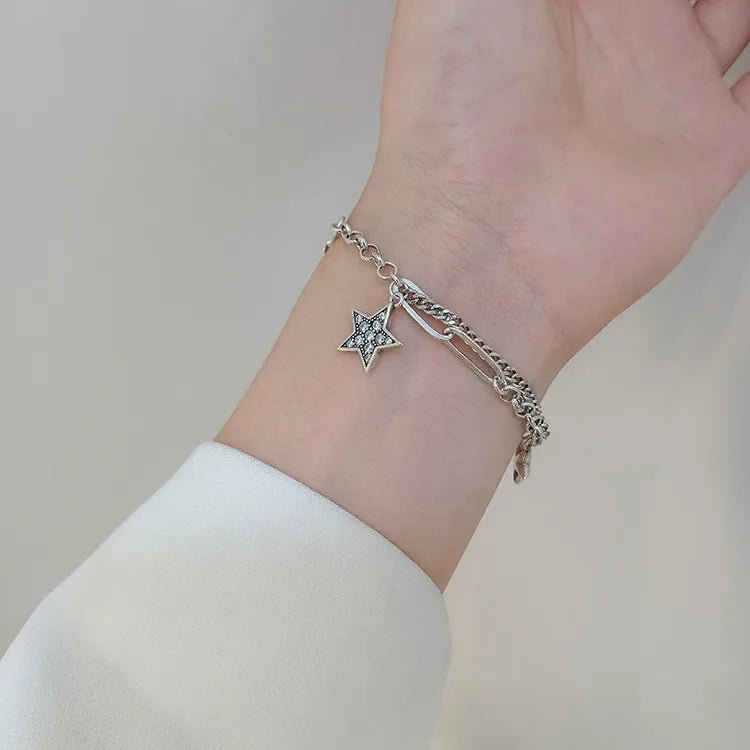 Celestial Star Chain Bracelet (Code-ZX#592)