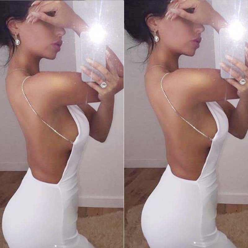 Women's Sexy Solid Color Princess Dress