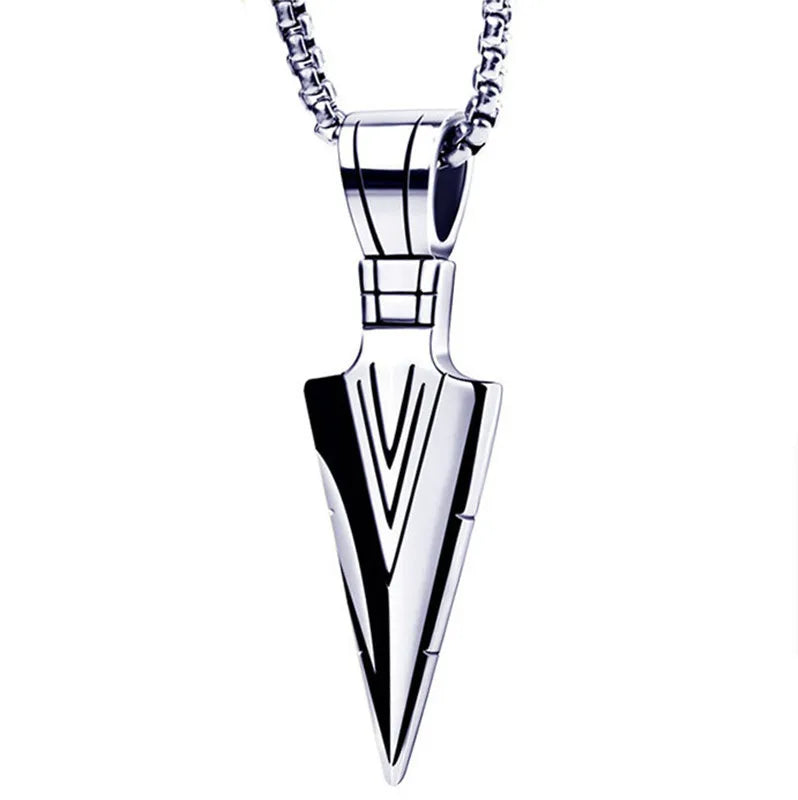 Silver & Gold with Leather Rope ,Retro Geometric Alloy Plating Necklace