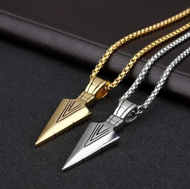 Silver & Gold with Leather Rope ,Retro Geometric Alloy Plating Necklace