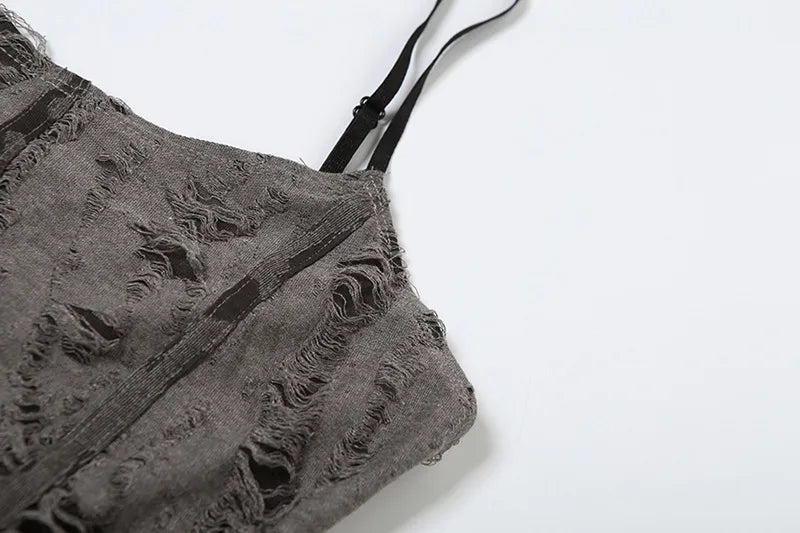 Slim-fit Street Fashion Sling Sexy Backless Vest For Women