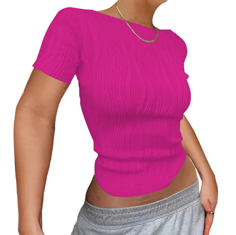 Women’s Fashion Blouse – Solid Color Long Sleeve Casual Top