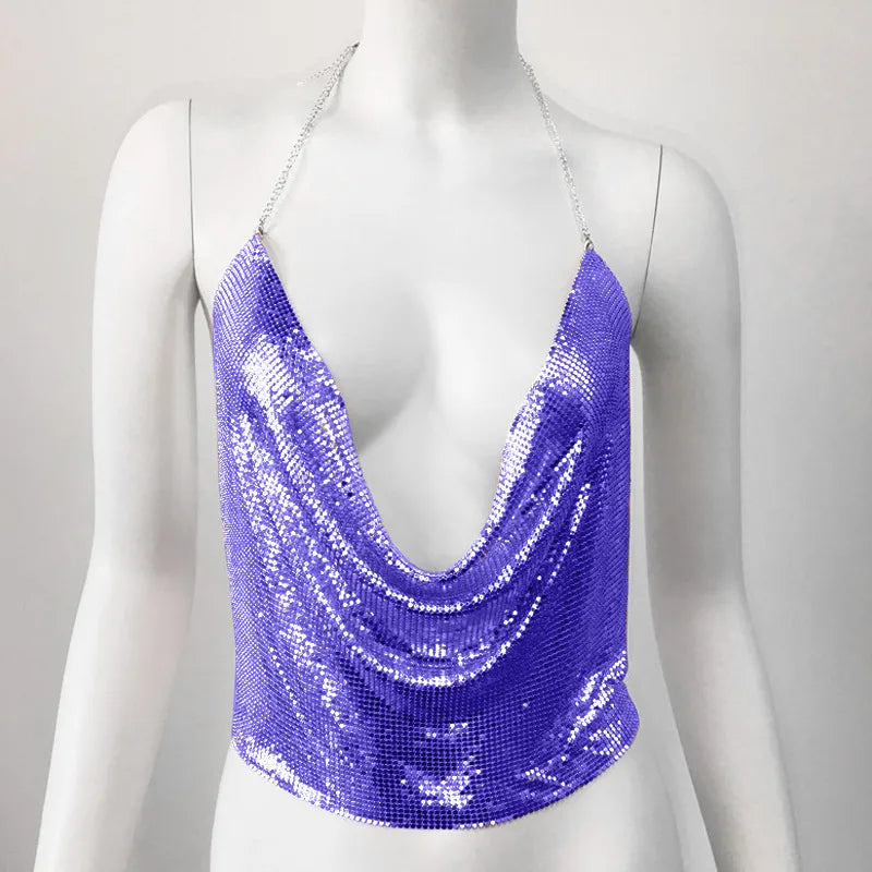 Women’s Vacation Sequin Tank Top