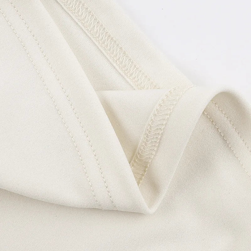 Women's Sexy One-Shoulder Tie Sleeve Solid Color Slim Fit Streetwear Top