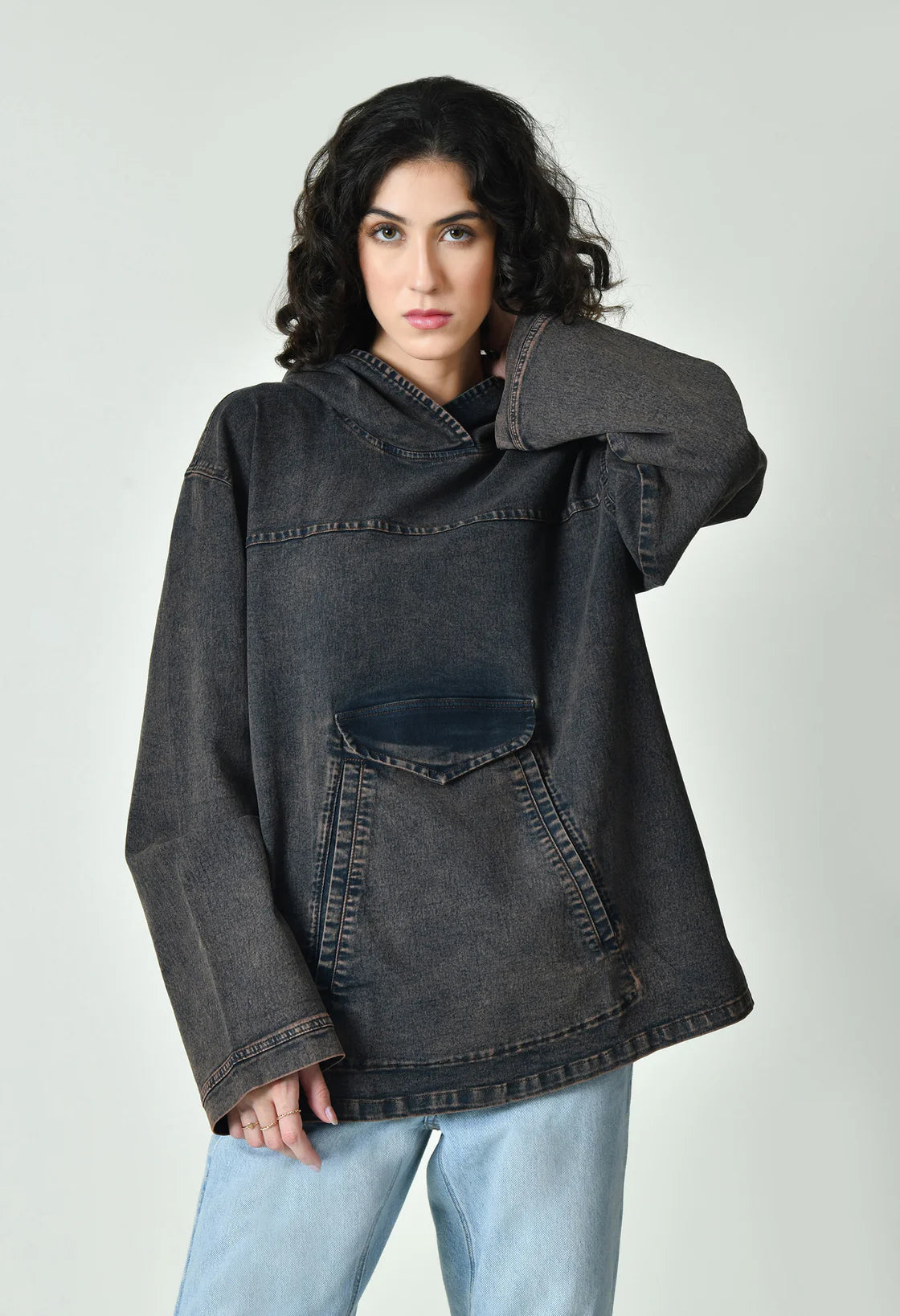 Oversized Hooded Jacket