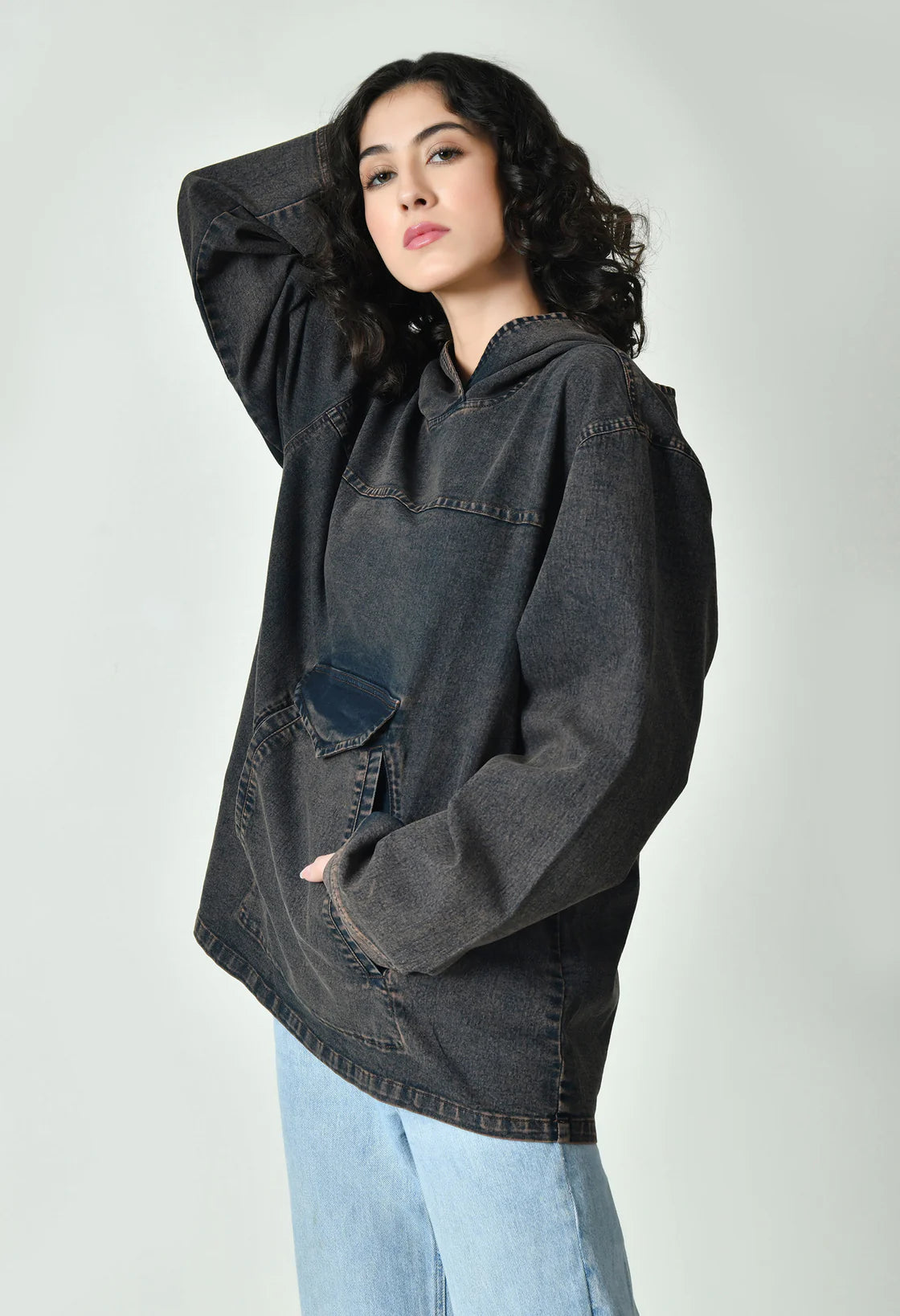 Oversized Hooded Jacket