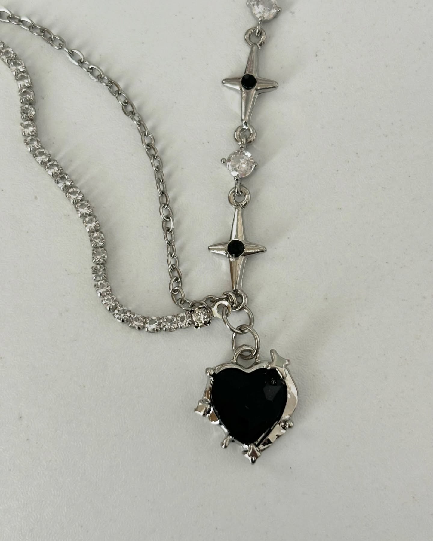 Star-kissed hearts Love Star Necklace (Code-ZX#09)