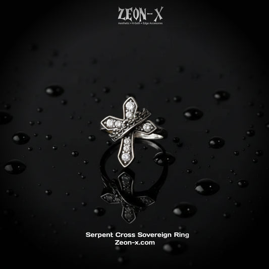 Serpent Cross Sovereign Ring (Code-ZX#768)