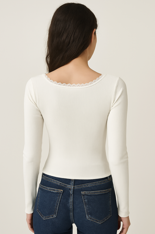 Eternal Heart Lace Top