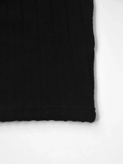 omen's Elegant Ribbed Knit Bodycon Mini Dress – Long Sleeve High Neck Slim Fit Winter Outfit