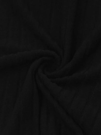 omen's Elegant Ribbed Knit Bodycon Mini Dress – Long Sleeve High Neck Slim Fit Winter Outfit
