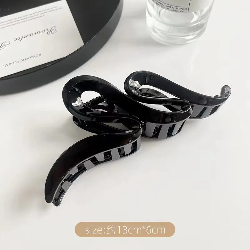 Wavy Acrylic Hair Claw (Code-ZX#459)