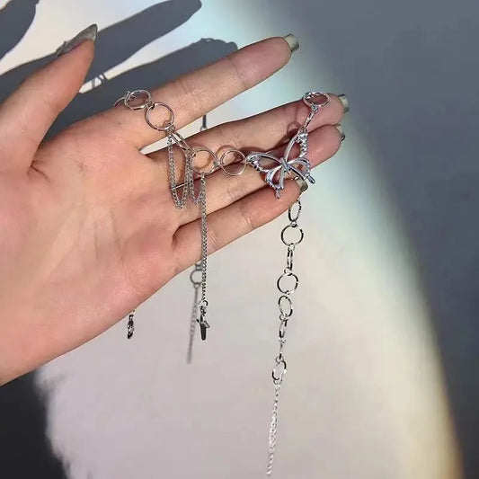 Butterfly Necklace Women's Clavicle Chain