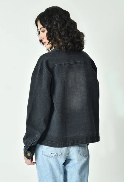 Charcoal Oversized Jacket