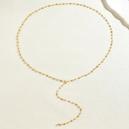 Women’s Elegant Heart Necklace Body Chain – Alloy Back Chain Jewelry for Party & Festival