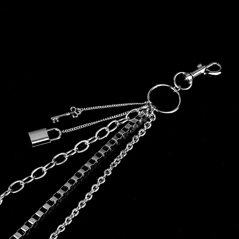 Triple-Layer Lock Key Chain Belt (Code-ZX#722)
