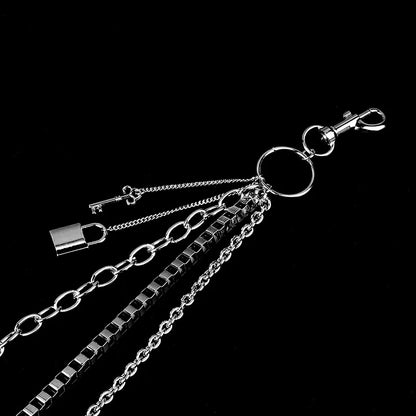 Triple-Layer Lock Key Chain Belt (Code-ZX#722)