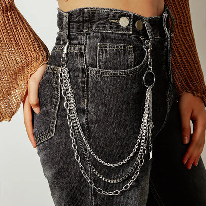 Triple-Layer Lock Key Chain Belt (Code-ZX#722)