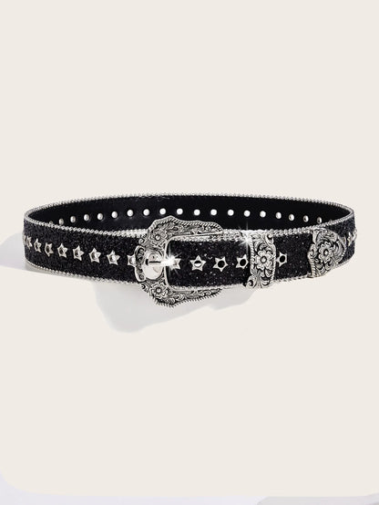 Starlight Noir Retro Belt (Code-ZX#795)