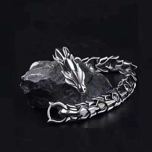 Punk Animal Dragon Alloy Plating Men'S Bracelets Men's Chain Bracelets