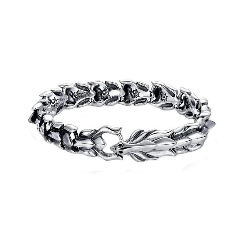 Punk Animal Dragon Alloy Plating Men'S Bracelets Men's Chain Bracelets