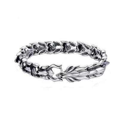 Punk Animal Dragon Alloy Plating Men'S Bracelets Men's Chain Bracelets