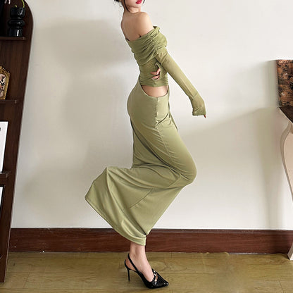 Women's Sexy Off Shoulder Mesh Evening Dresses – Sheer Party Wear Maxi & Bodycon Gowns