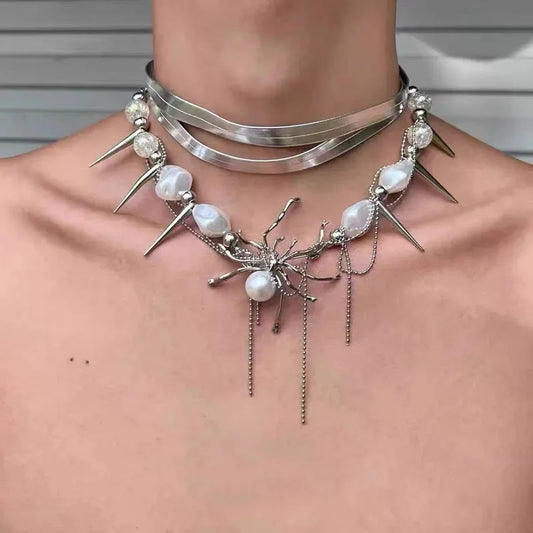 Spider Tassel Necklace