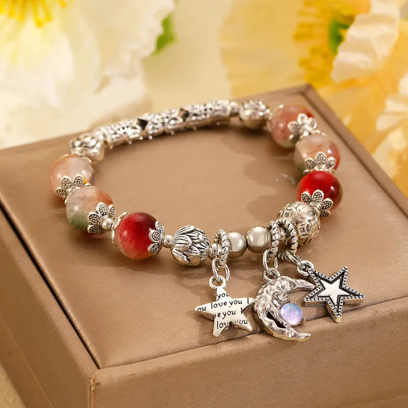 Celestial Charm Beaded Bracelet (Code-ZX#590)