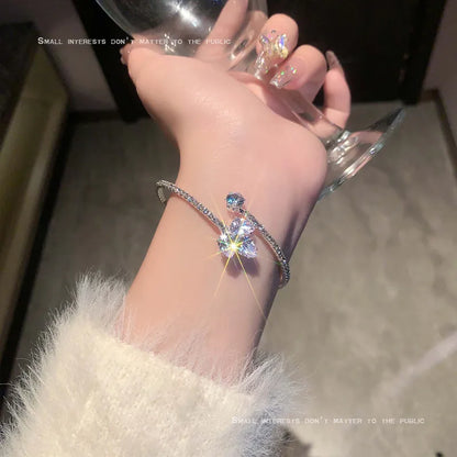 Pearl Zircon Stacked Bracelet – Elegant Cold Style High-Grade Jewelry