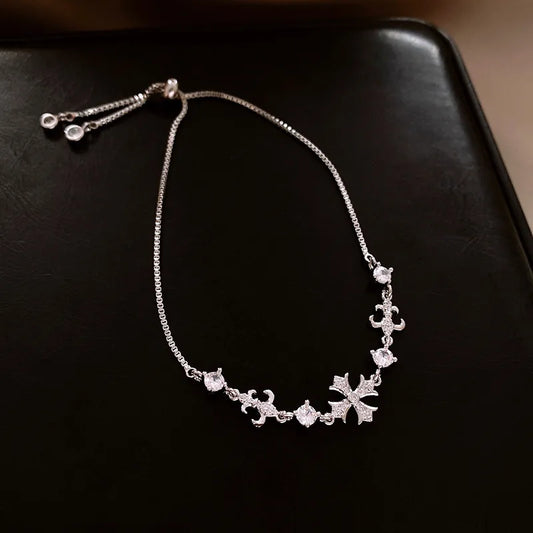 Gothic Radiance Cross Bracelet (Code-ZX#624)