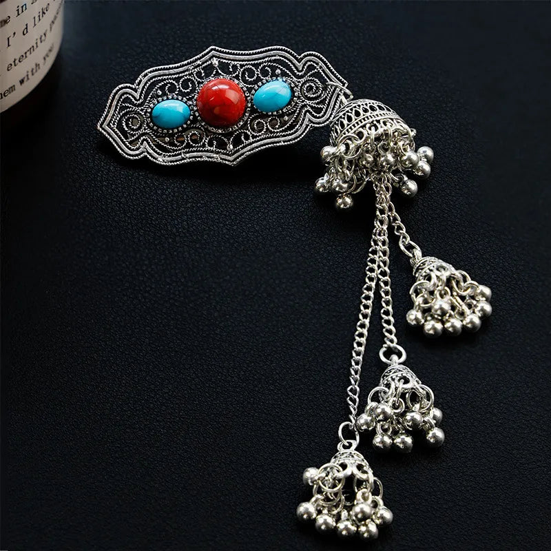 Boho Vintage Tassel Brooch (Code-ZX#472)