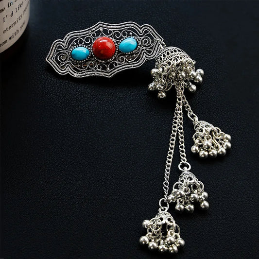 Boho Vintage Tassel Brooch (Code-ZX#472)