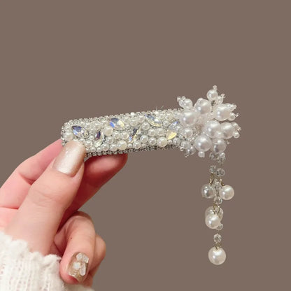 Crystal Butterfly Tassel Hair Clip (Code-ZX#476)