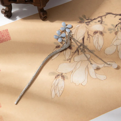 Floral Tassel Vintage Hairpin Set (Code-ZX#480)