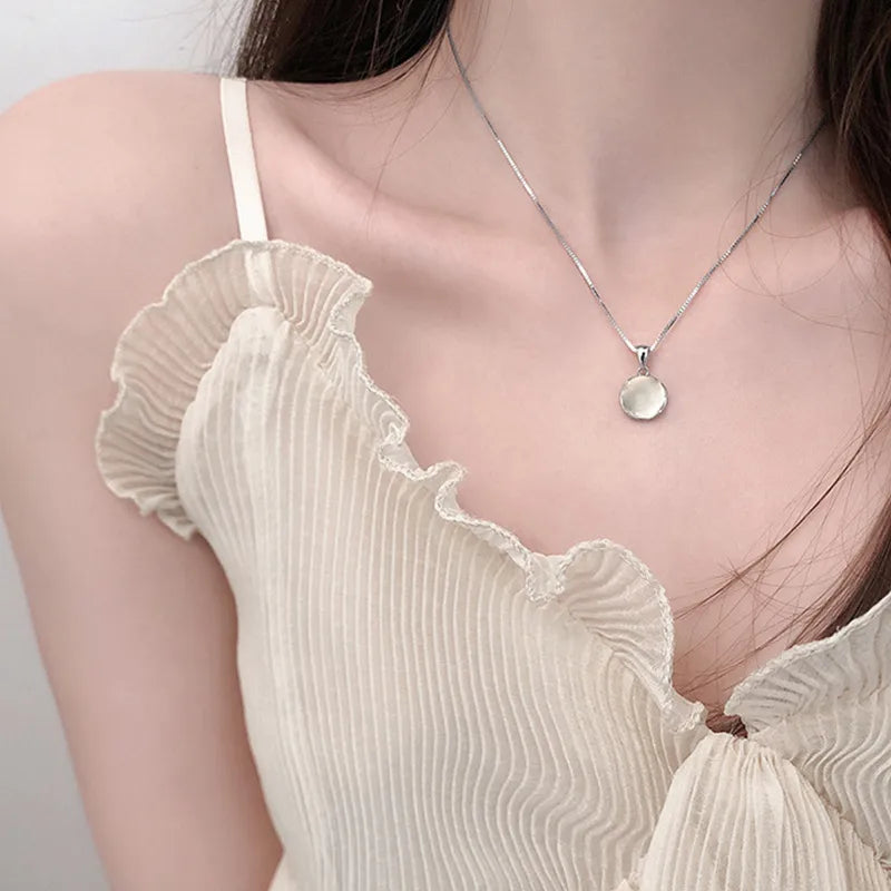 Crystal Glow Pendant Necklace (Code-ZX#586)