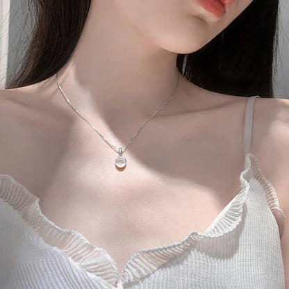 Crystal Glow Pendant Necklace (Code-ZX#586)
