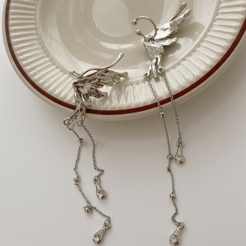 Silver Phoenix Wing Ear Cuff (Code-ZX#642)