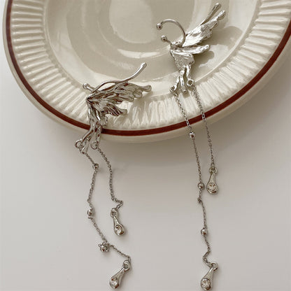 Silver Phoenix Wing Ear Cuff (Code-ZX#642)