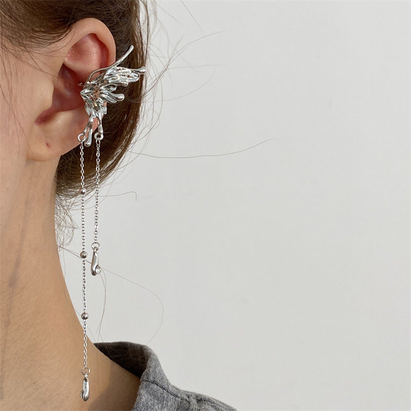 Silver Phoenix Wing Ear Cuff (Code-ZX#642)