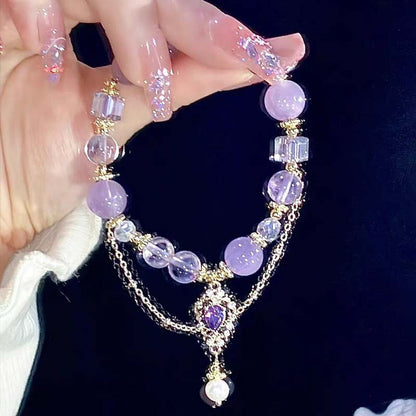 Amethyst Dream Crystal Bracelet (Code-ZX#591)