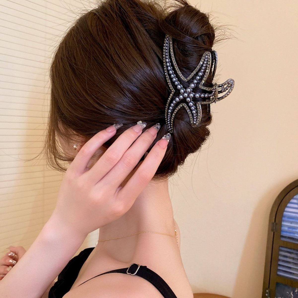 Pearl Starfish Hair Claw (Code-ZX#463)