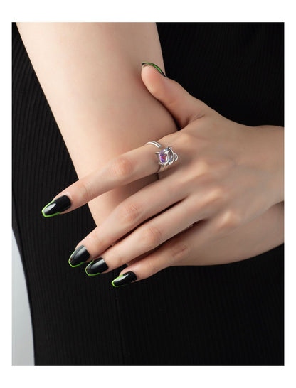 Galaxy Star Crystal Ring (Product Code: ZX#658) 🌌