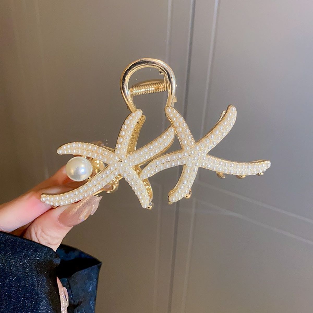 Pearl Starfish Hair Claw (Code-ZX#463)
